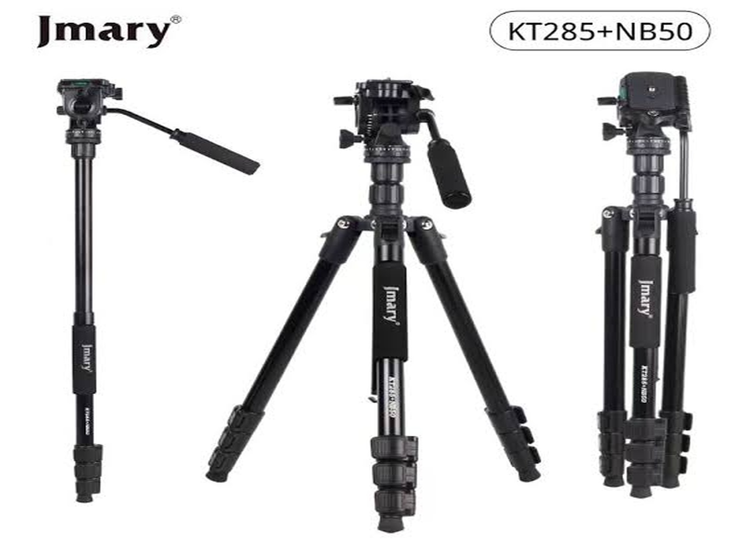 0091eaba-c1ee-41c9-a0f2-43c0015d6fdf Jmary KT285+NB50 – Professional Camera Tripod - Image 1