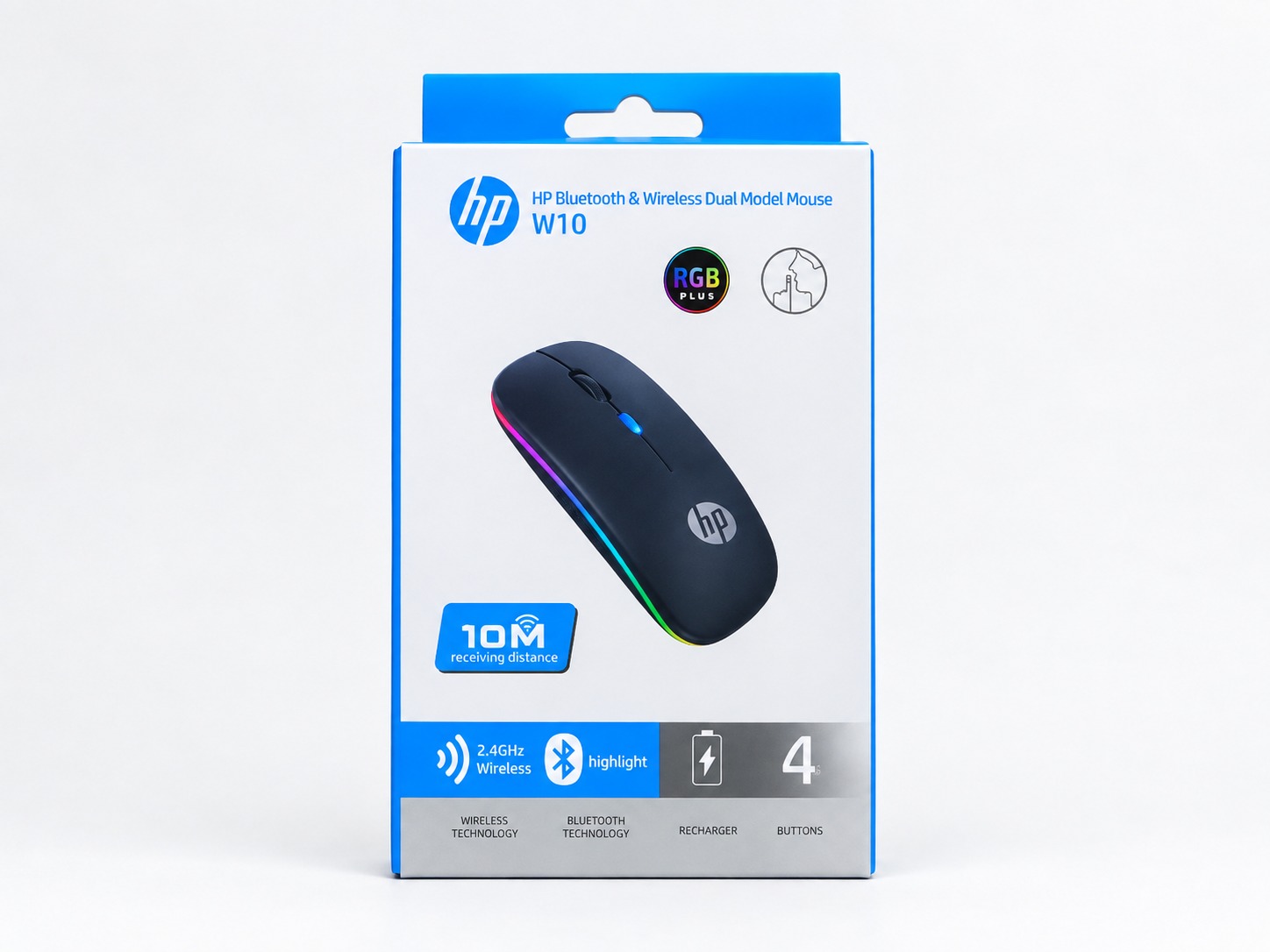 WhatsApp Image 2026-09-09 at 4.28.01 PM HP W10 Bluetooth & Wireless Dual Mode RGB Mouse - Image 1