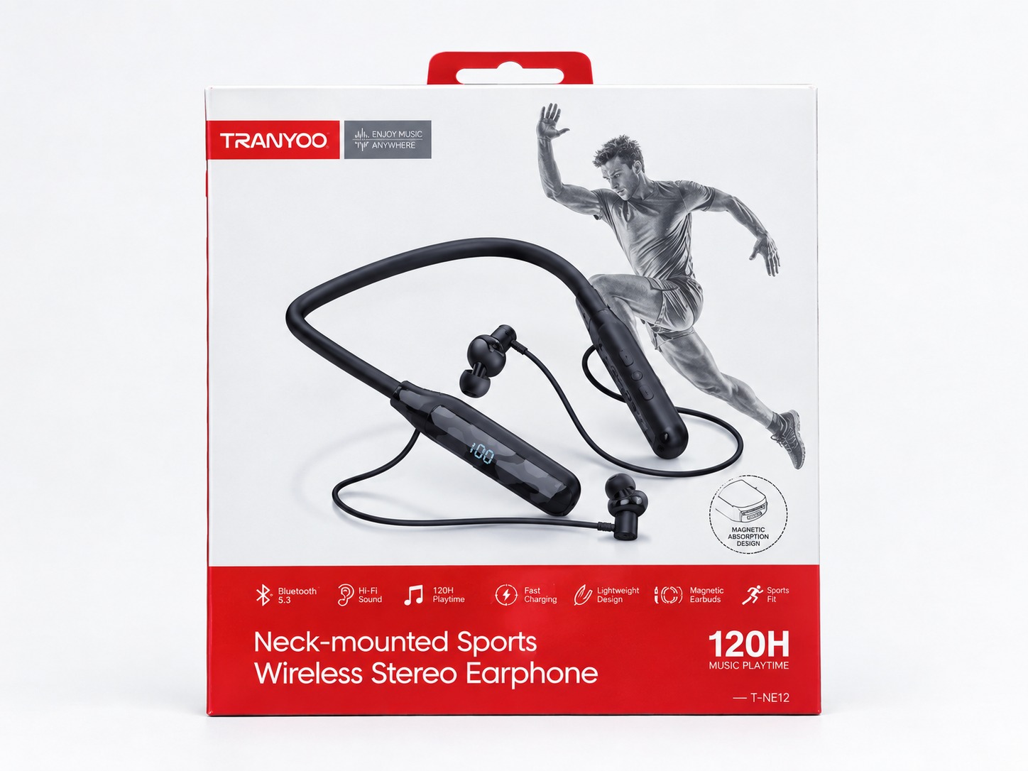WhatsApp Image 2026-09-09 at 4.28.22 PM Tranyoo T-NE12 120H Neck-Mounted Sports Wireless Stereo Earphone - Image 1