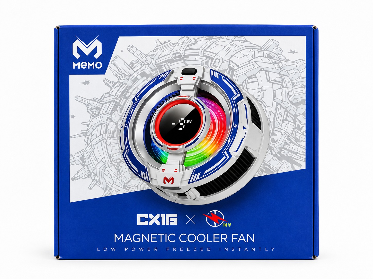 WhatsApp Image 2026-09-09 at 4.30.13 PM MEMO CX1E – Magnetic Cooler Fan - Image 1