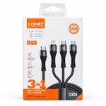 LDNIO LC94C 3-in-1 Fast Charging Data Cable