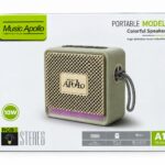 Music Apollo A1 Portable Colorful Bluetooth Speaker – 10W