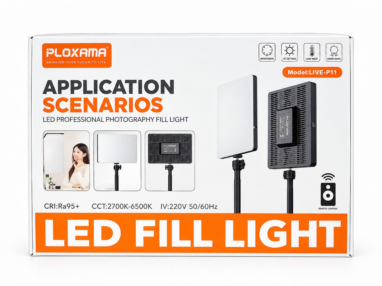 WhatsApp Image 2026-09-09 at 4.32.18 PM PLOKAMA LIVE-P11 LED Professional Photography Fill Light - Image 1